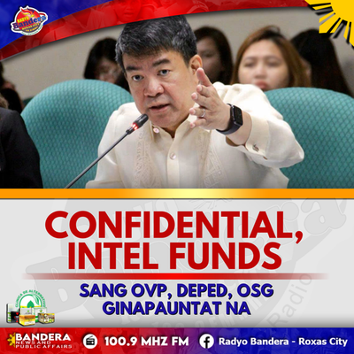 NATIONAL | CONFIDENTIAL, INTEL FUNDS SANG OVP, DEPED, OSG GINAPAUNTAT NA