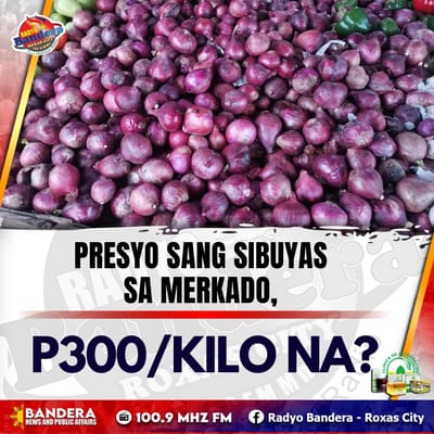 PRESYO SANG SIBUYAS SA MERKADO, P300/KILO NA?