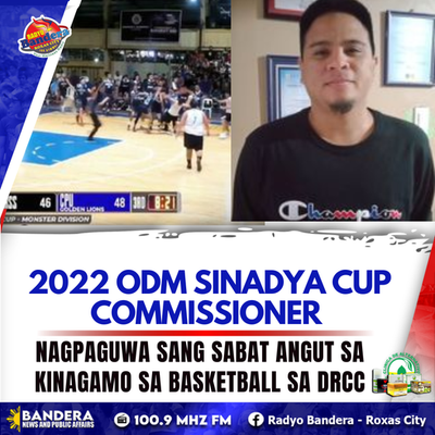 LOKAL | COMMISSIONER SANG ODM NAGPAGUWA SANG SABAT ANGUT SA KINAGAMO SA BASKETBALL SA DRCC.