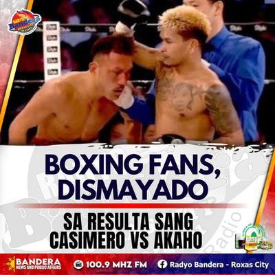 SPORTS | BOXING FANS, DISMAYADO SA RESULTA SANG CASIMERO VS AKAHO