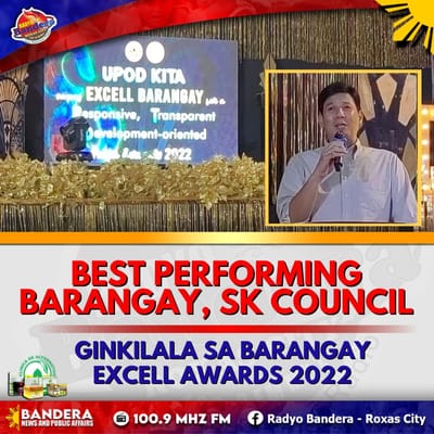BEST PERFORMING BARANGAY, SK COUNCIL GINKILALA SA BARANGAY EXCELL AWARDS 2022