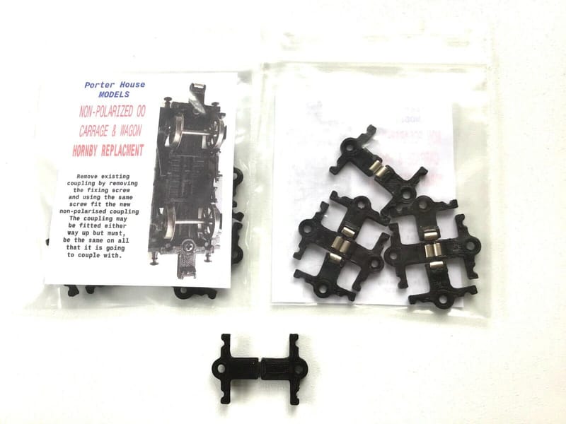 Hornby Replacment Magnetic Couplings Pairs Of Oo Ho Coupler Railway Porterhouse Models