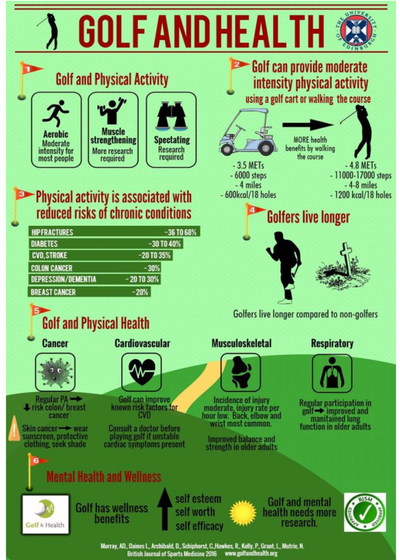 The relationships between golf and health: a scoping review