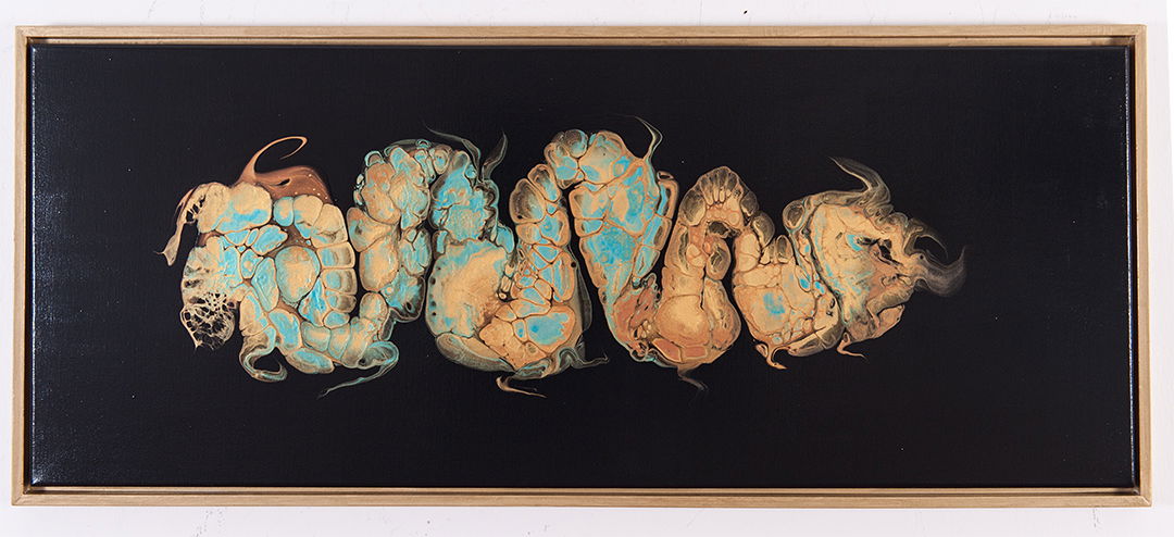 Angry Worm 43 x 103cm