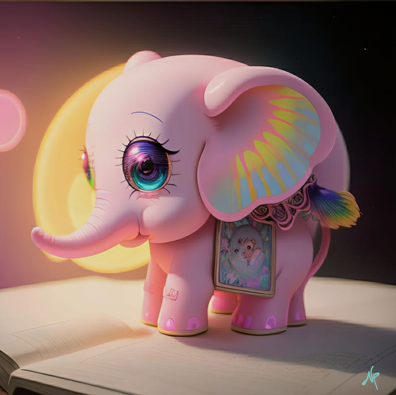 Pink elephant 