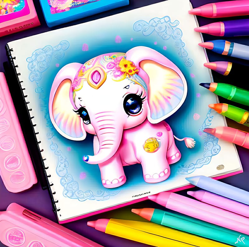 Pink elephant 
