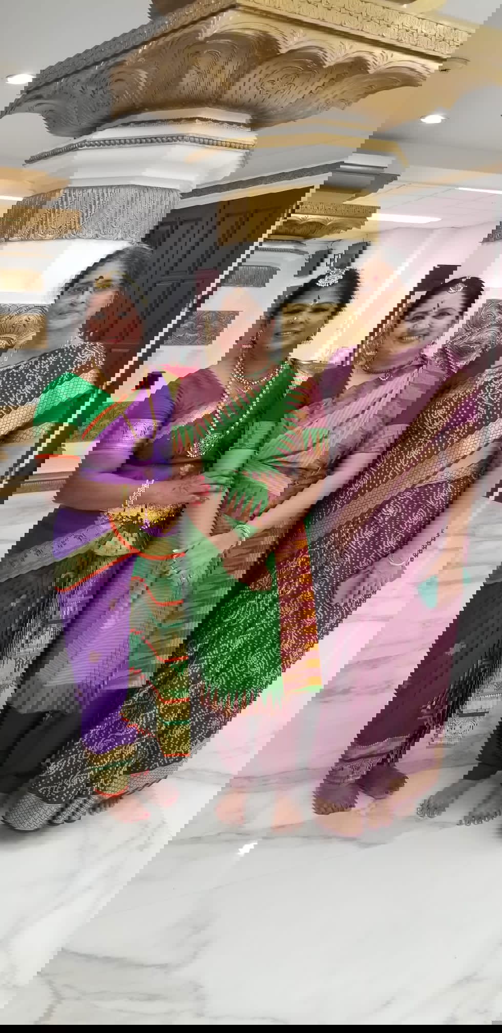 Honored to dance with Induvadana at Ekta Mandir,Irving