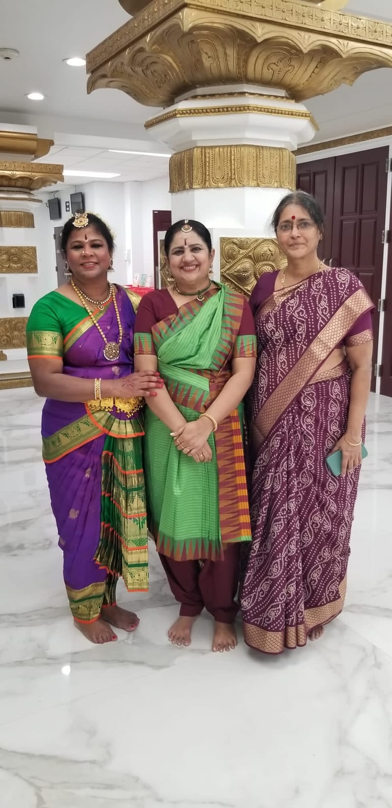 Eswary Sriram, Indu Vadana and Jayanthi Akka