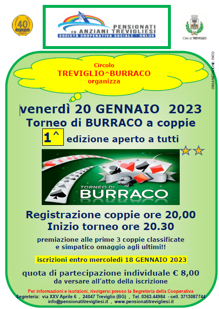 TORNEO DI BURRACO A COPPIE