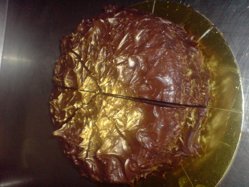 Cake chocolat ganache 8 personne