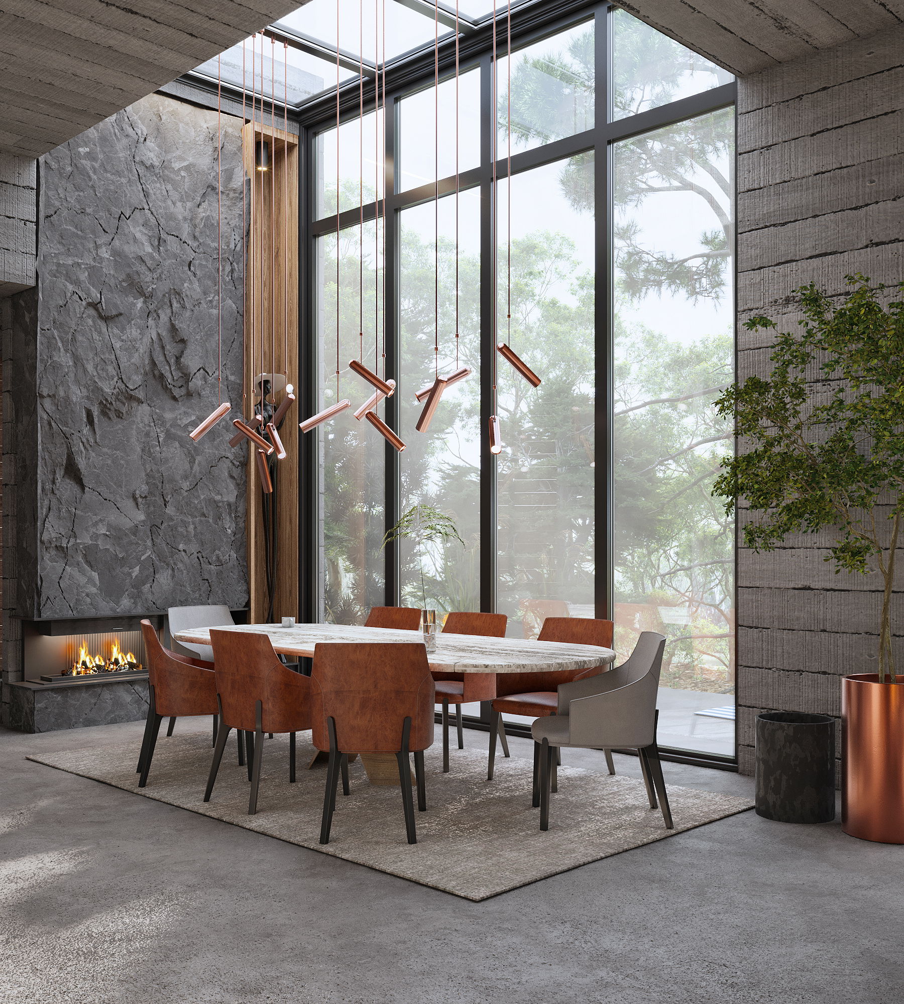 Dining-Relaxation Space