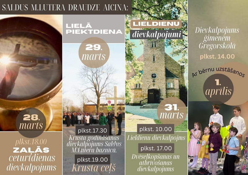 Lieldienu laika pasākumi