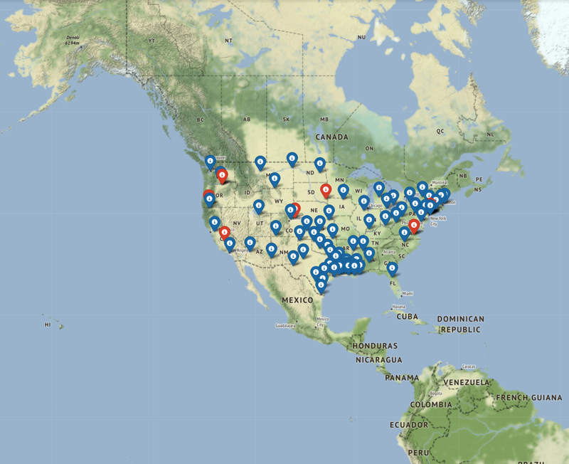 Mapping Gas Power Plants to a Gas Hub in the U.S. - S&P Global Market Intelligence, 2019