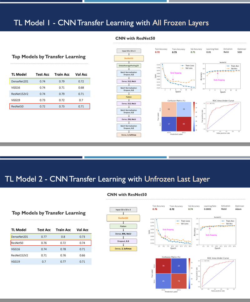 Invasive Ductal Carcinoma (IDC) Breast Cancer Classification - UC Berkeley, 2022