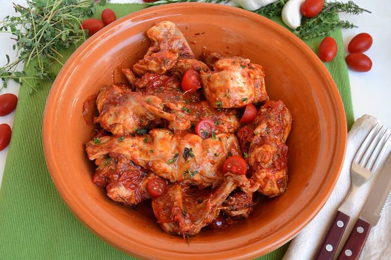 coniglio all'ischitana