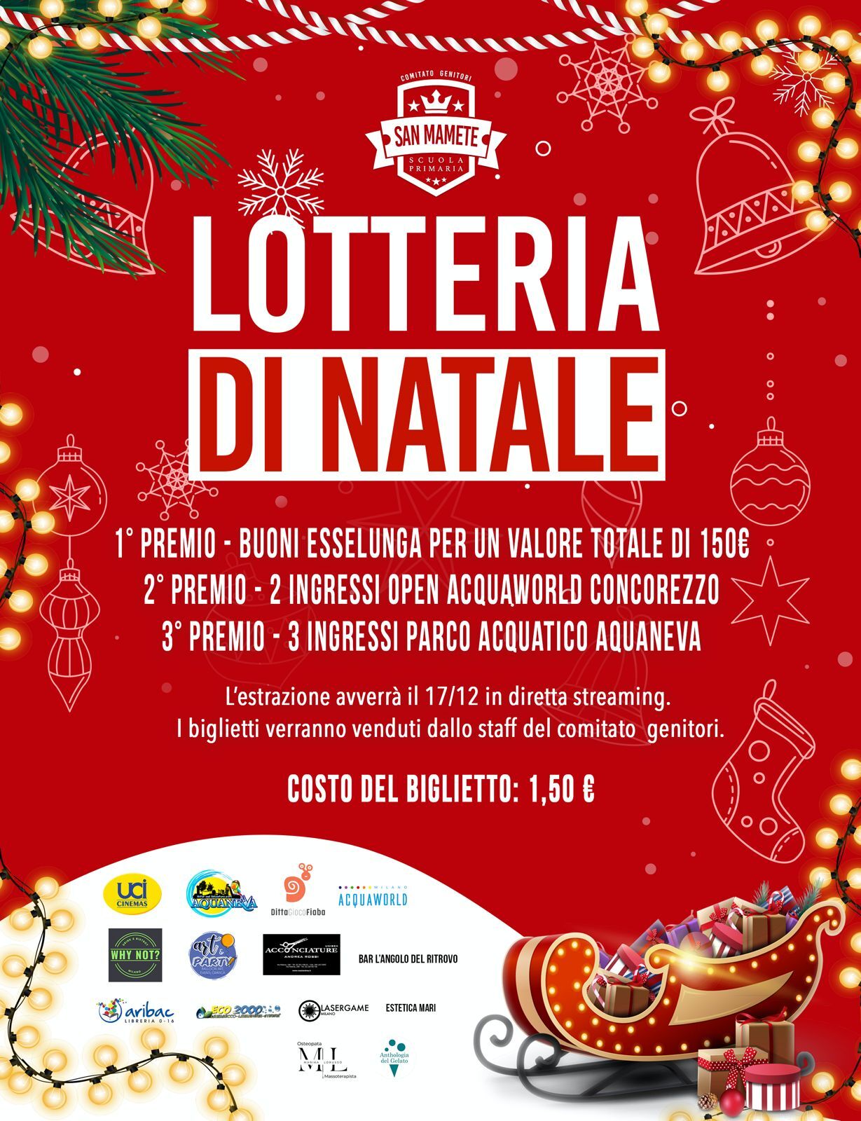 LOTTERIA DI NATALE 2023