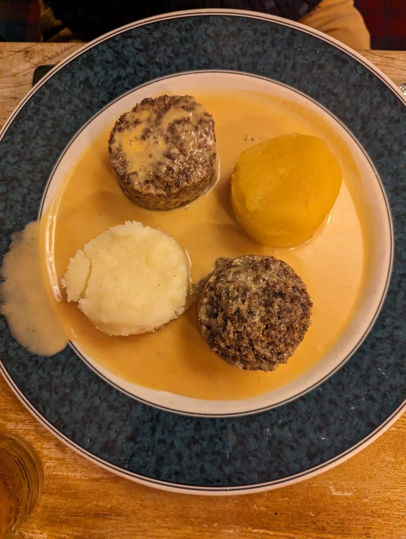 De traditionele Haggis met "Neeps en Taties"