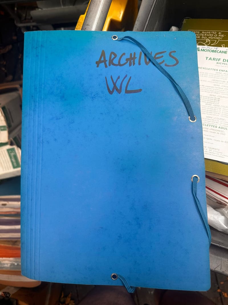 En digestif, une vieille cuvée, les archives de PER ( en cours de distillation)