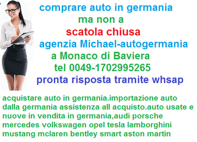 COME IMPORTARE AUTO DALLA GERMANIA