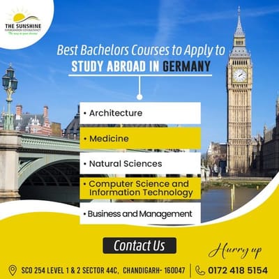 Bachelors Courses to Apply for Study Visa in Germany