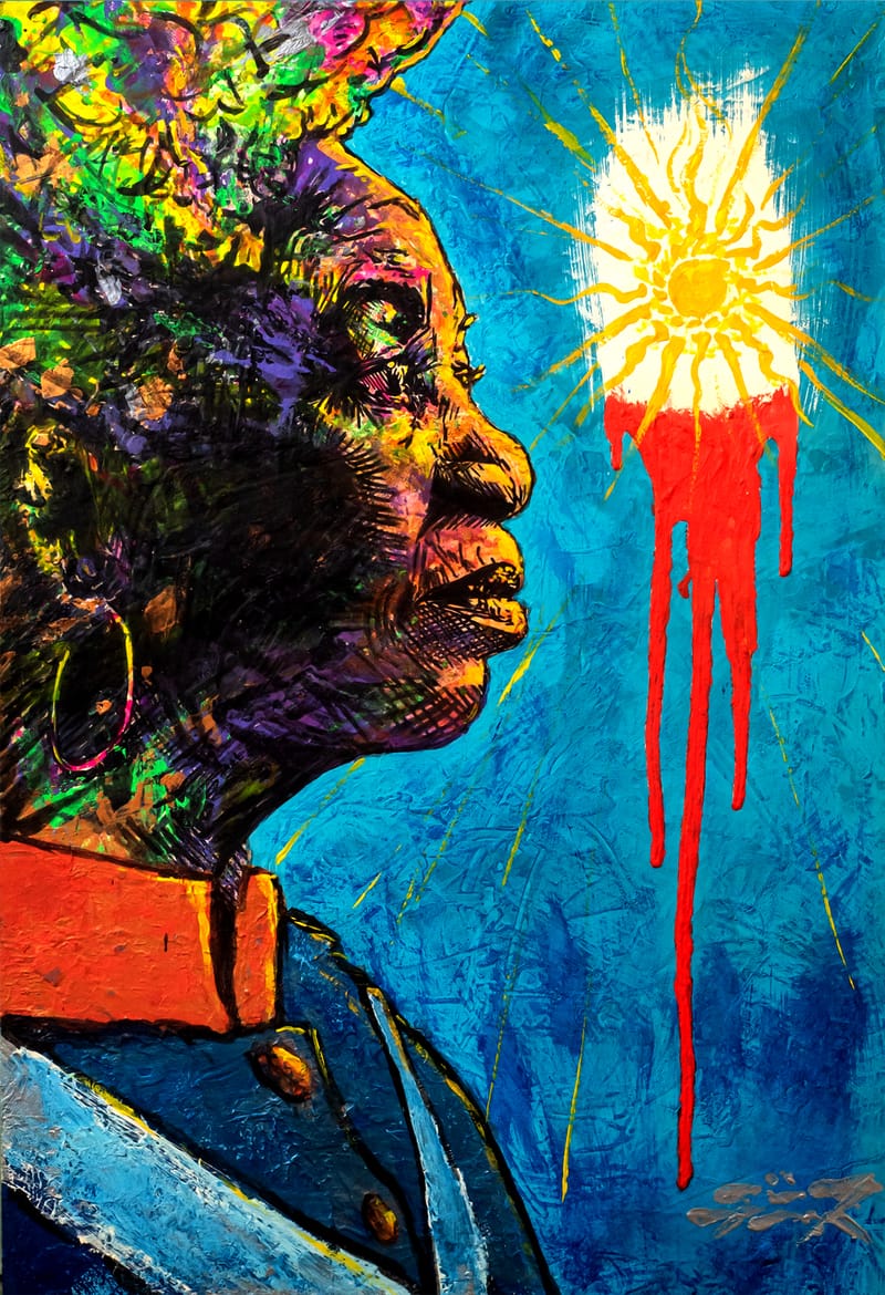 Tesoro Nacional, un retrato de María Remedios del Valle (Mitre 1102 - Rosario, Argentina)