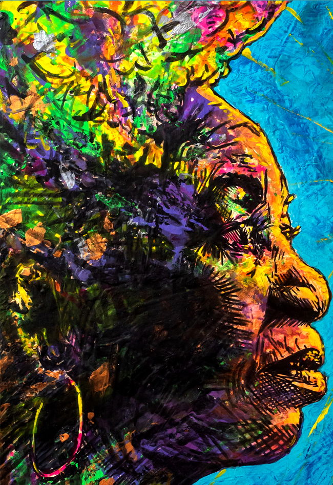 Tesoro Nacional, un retrato de María Remedios del Valle (Mitre 1102 - Rosario, Argentina)