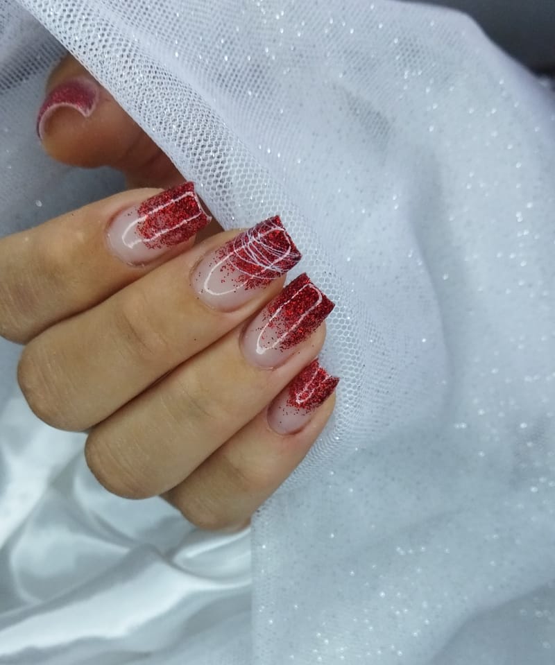 Alongamento em fibra de vidro