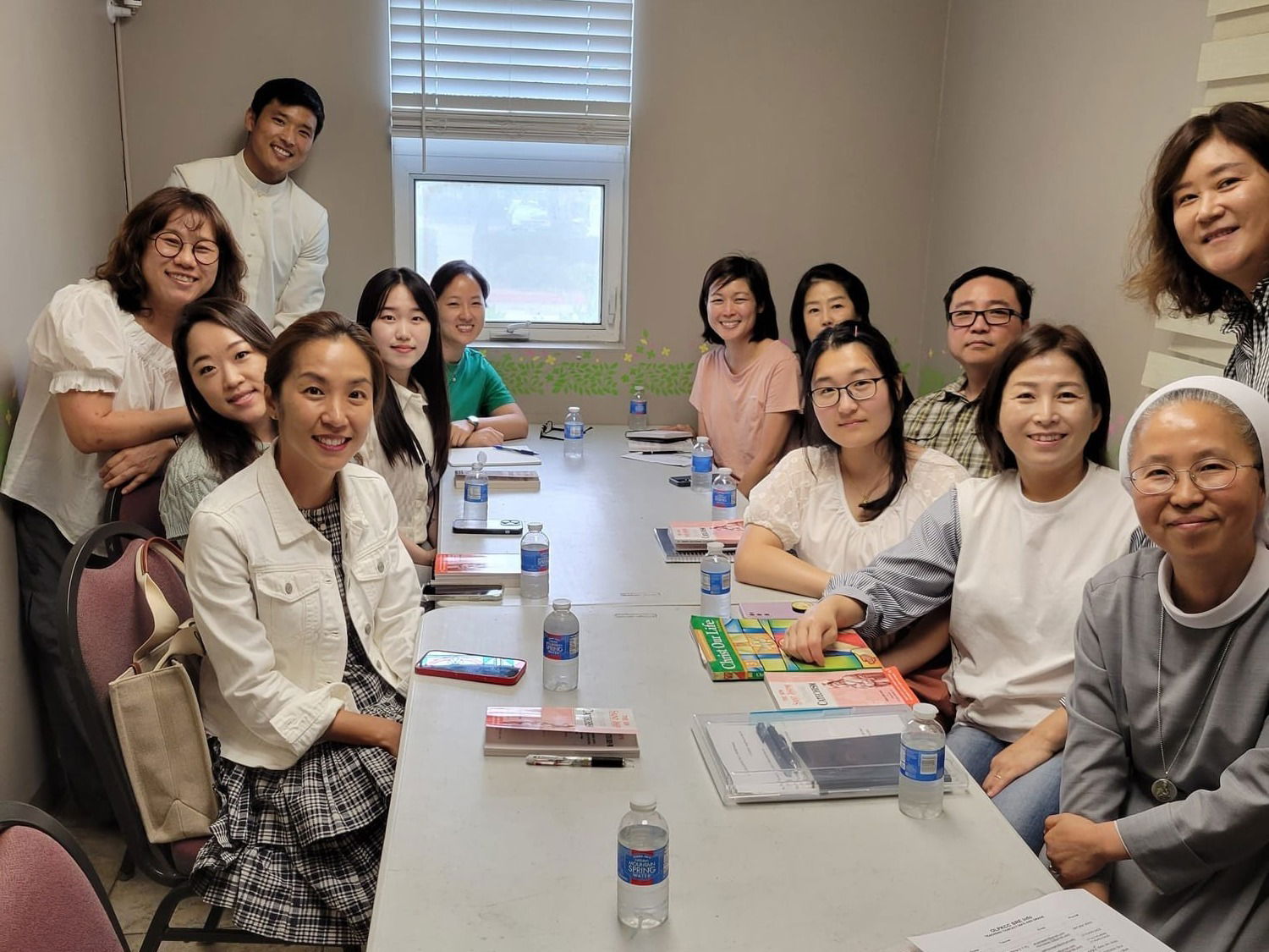 2023-24 SRE Teachers Meeting with Fr. Daniel & Sister Enoch