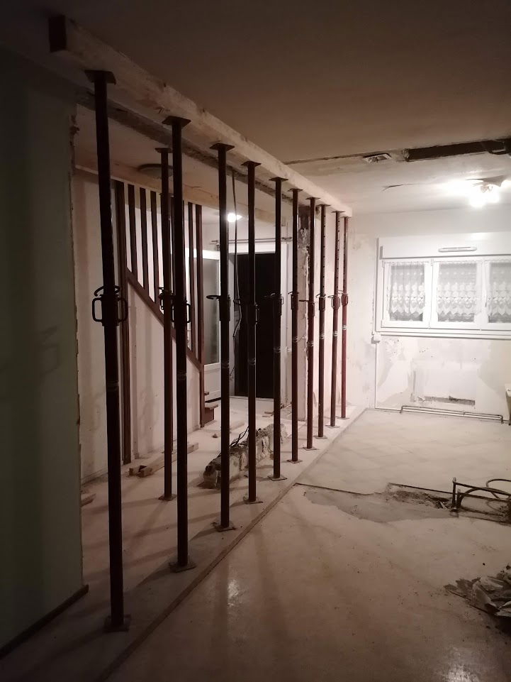 Démolition de murs porteurs