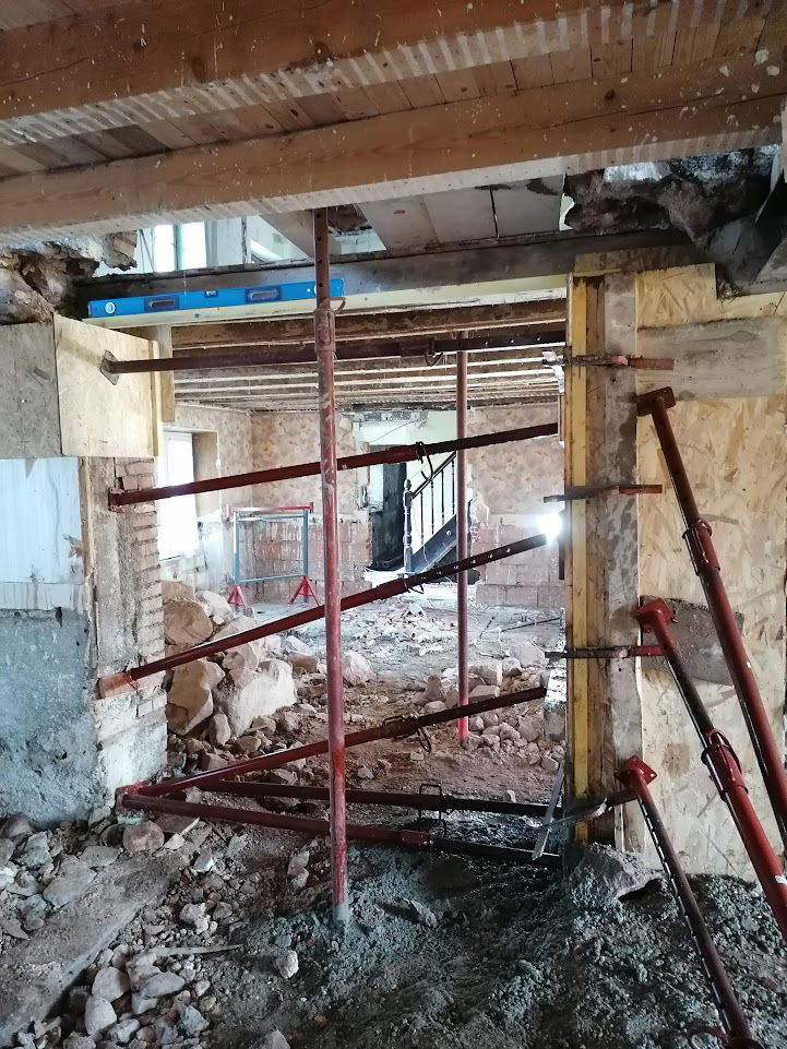 Démolition de murs porteurs