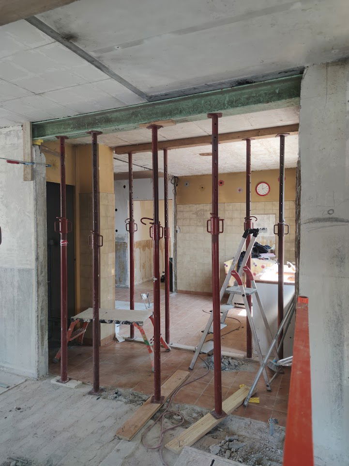 Démolition de murs porteurs