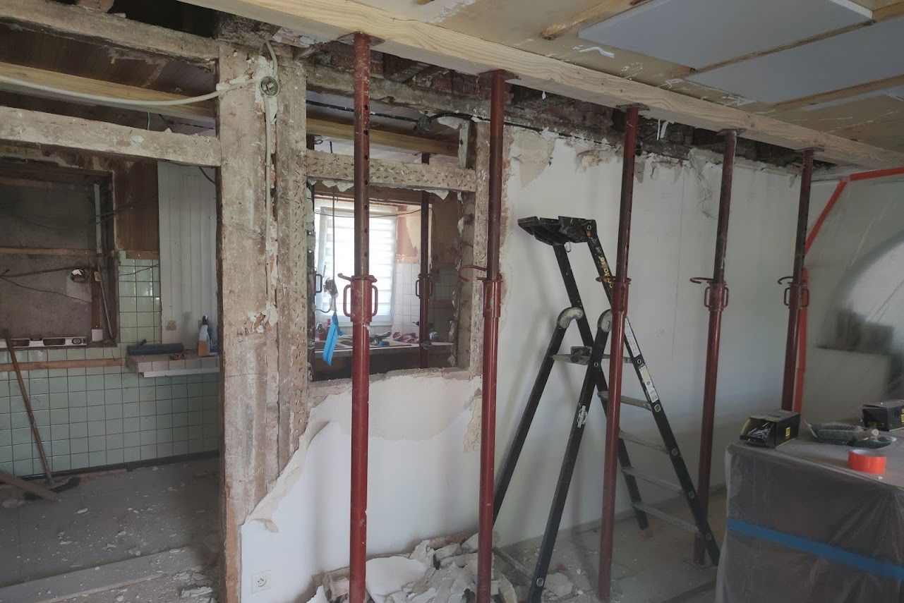Démolition de murs porteurs