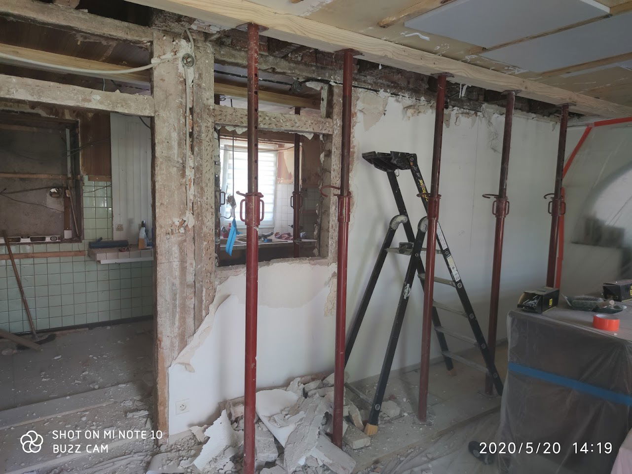 Démolition de murs porteurs