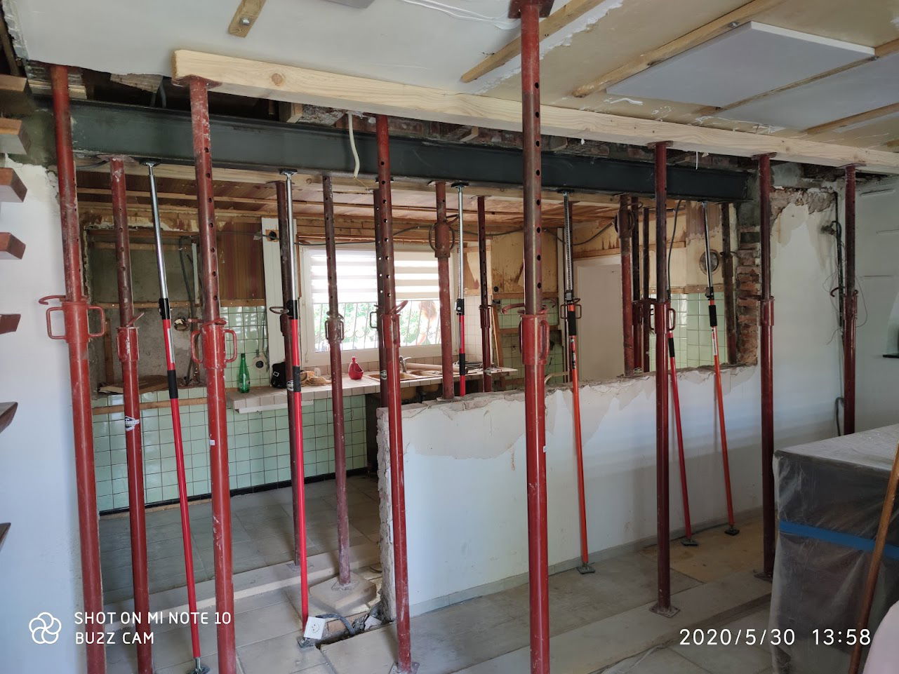 Démolition de murs porteurs