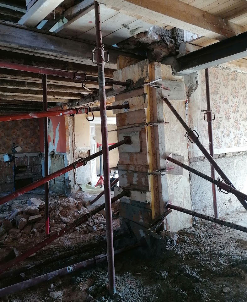 Démolition de murs porteurs