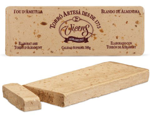 Turrón blando almendra VICENS