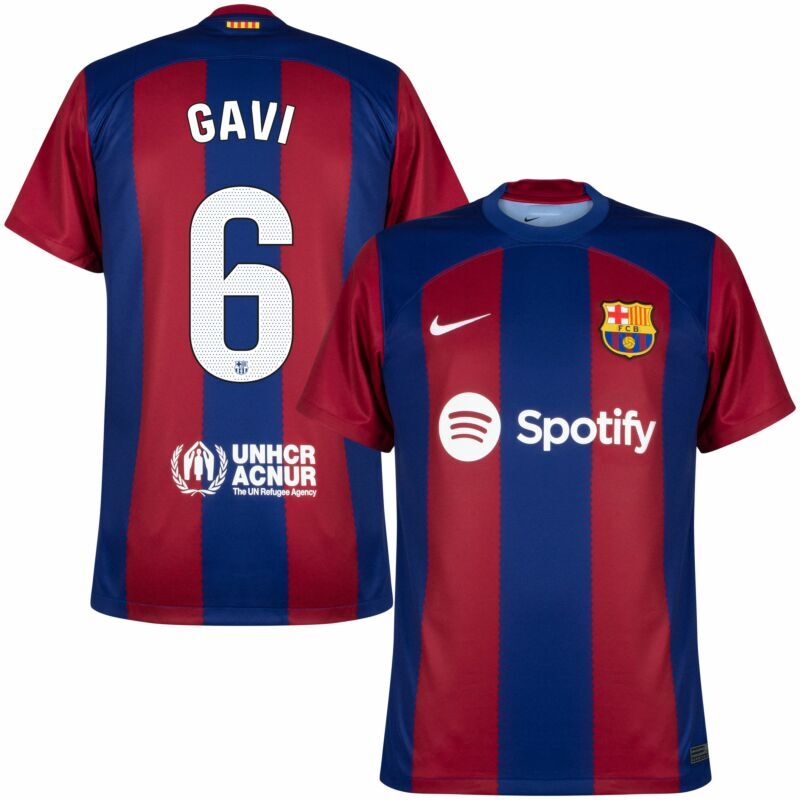 Camiseta Barça - Gavi  Nº 6