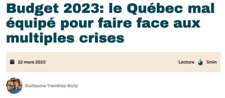 Le 22 mars 2023 - IRIS : Environnement: un manque d’ambition consternant