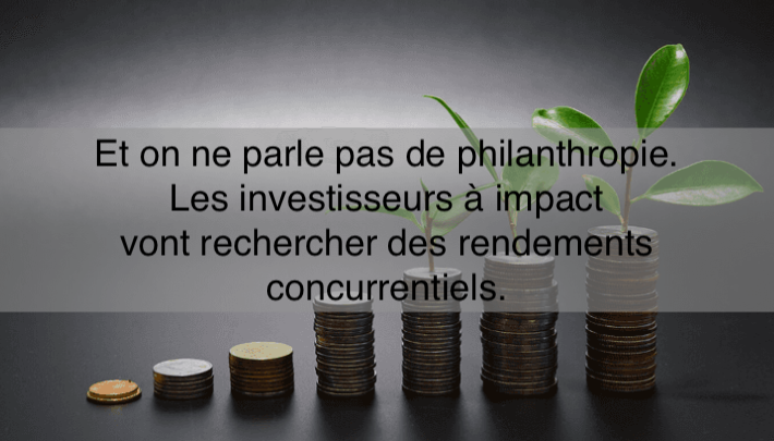 Le 2 décembre 2023 -L'investissement d'impact, de quoi parle-t-on au juste?