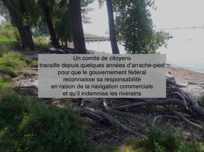 Le 2 janvier 2024 - Rétro 2023: l’érosion continue de gruger les berges à Varennes