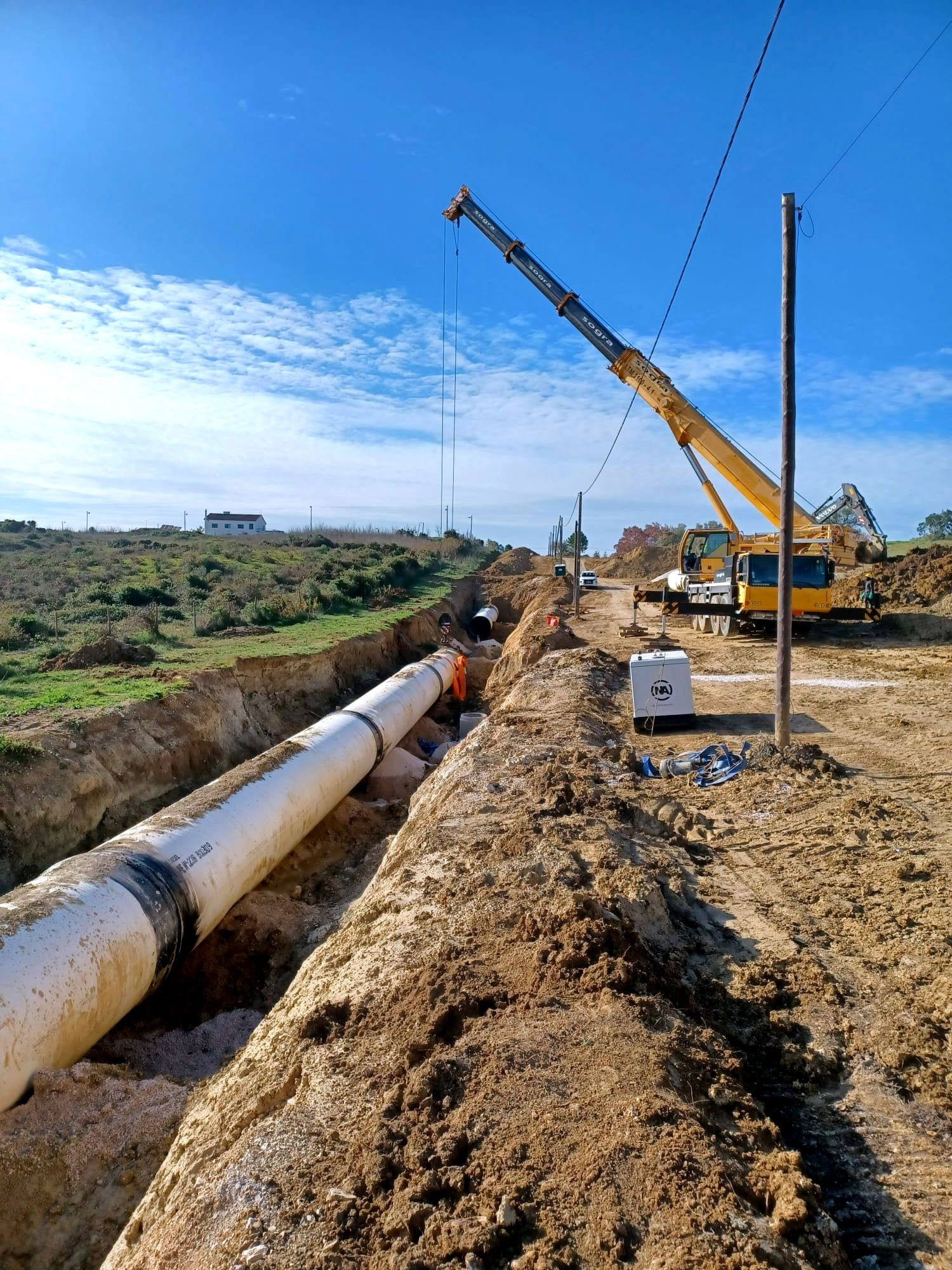 2023 - Adutor de Castelo de Bode - Troço Torre do Bispo / Alcanhões