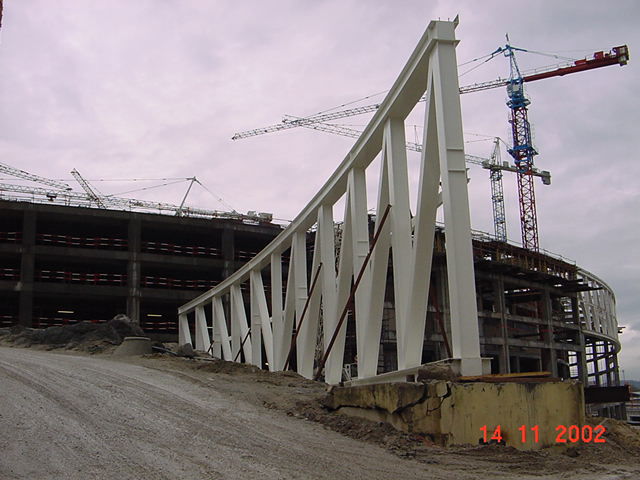 Estrutura metálica - Estádio do Dragão