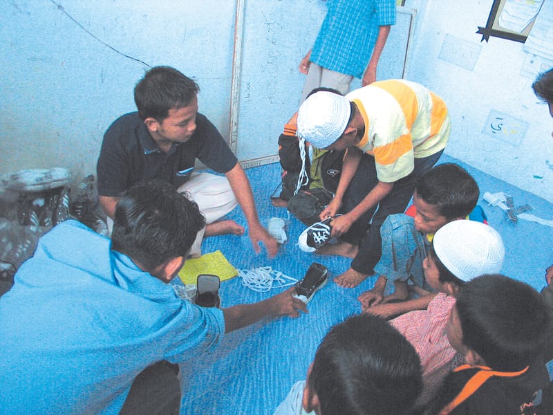 The instant orphans of Aceh.