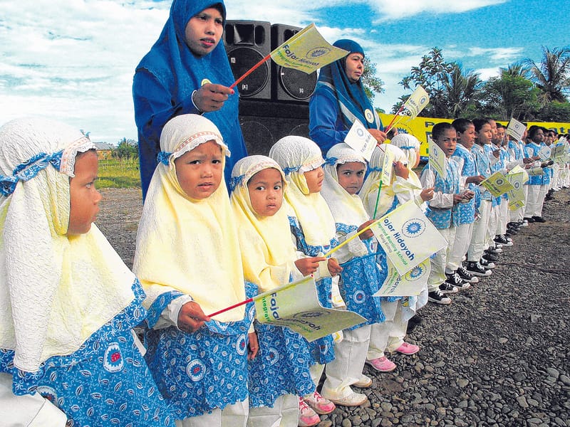 The instant orphans of Aceh.