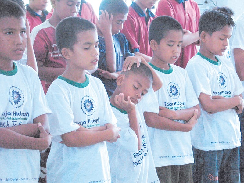 The instant orphans of Aceh.