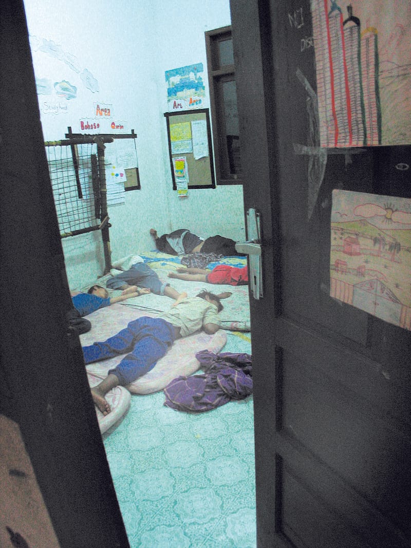 The instant orphans of Aceh.