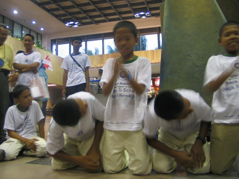 The instant orphans of Aceh.