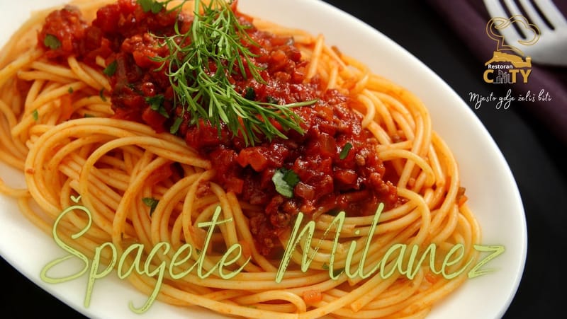 Špageti Milanez / Spaghetti Milanes
