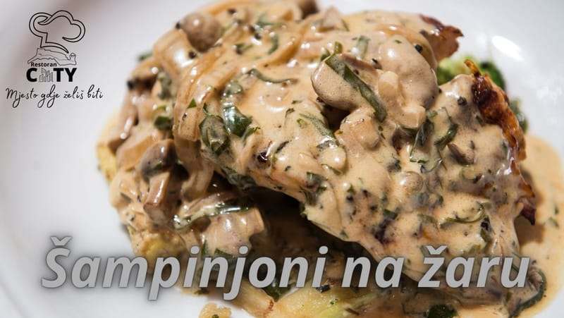 Šampinjoni na žaru