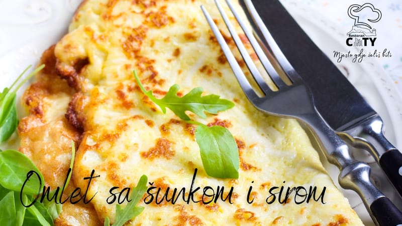 Omlet sa šunkom i sirom